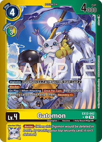 Image for Gatomon (Limited Foil) (EX-12) - Digimon Card Game