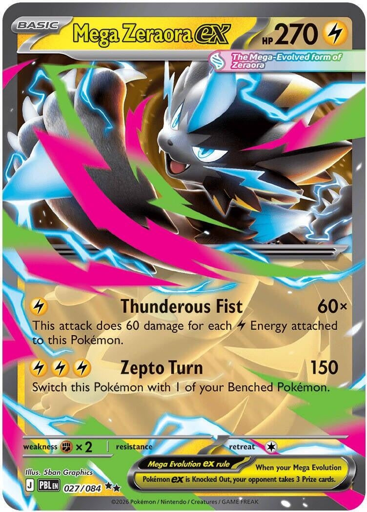 Image for Mega Zeraora ex - Pokemon