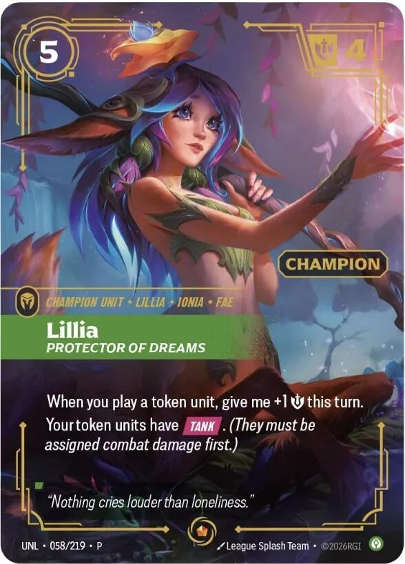 Image for Lillia, Protector of Dreams (Champion) - Riftbound: League of Legends Trading Card Game
