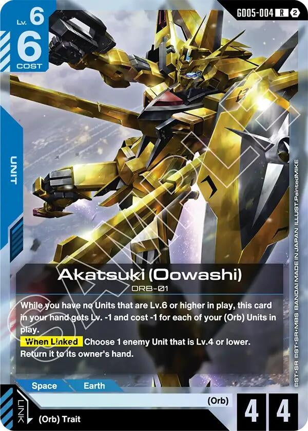 Image for Akatsuki (Oowashi) - Gundam Card Game