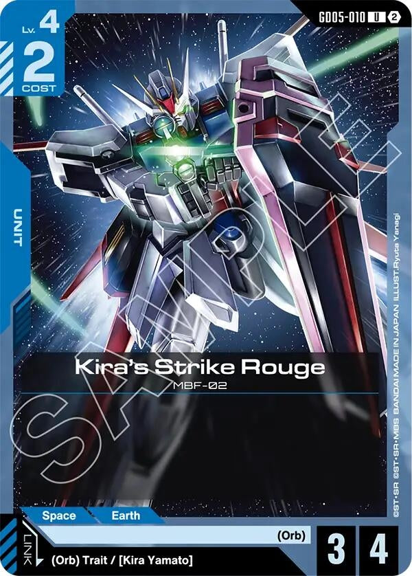 Image for Kira's Strike Rouge - Gundam Card Game