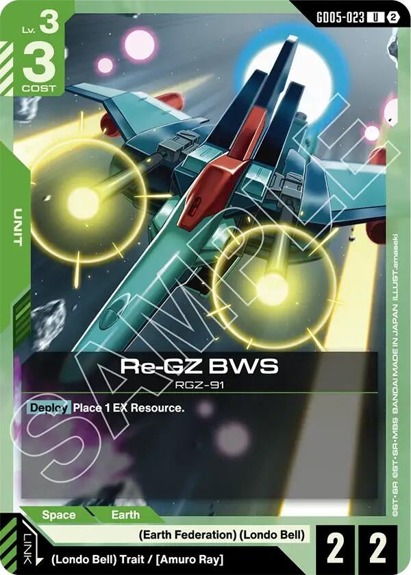 Image for Re-GZ BWS - Gundam Card Game