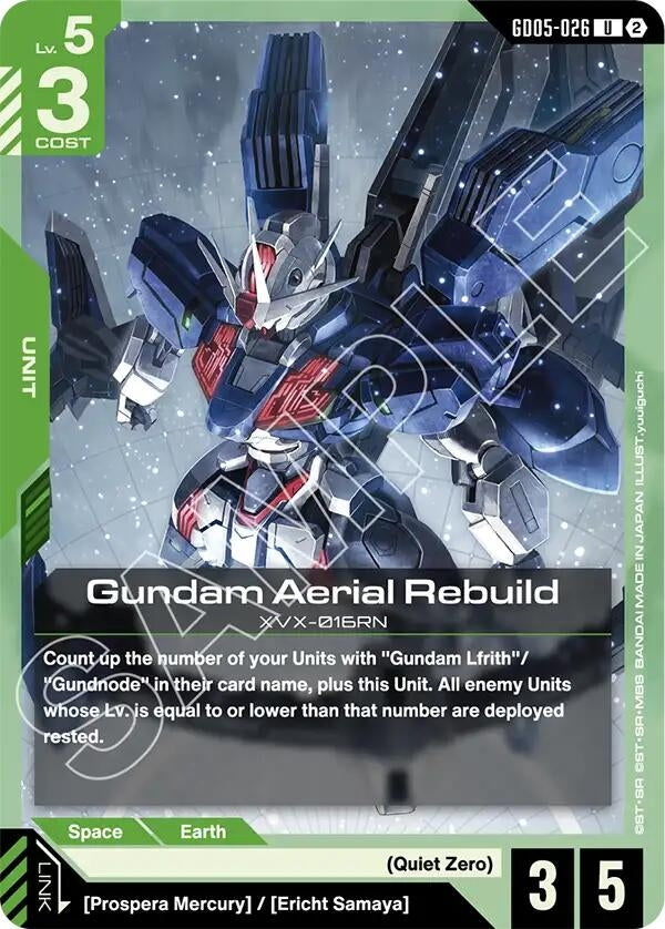 Image for Gundam Aerial Rebuild - Gundam Card Game