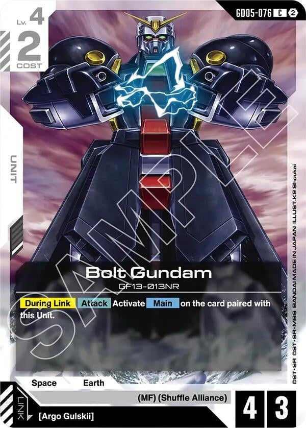 Image for Bolt Gundam - Gundam Card Game