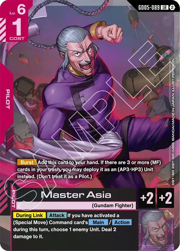 Image for Master Asia - Gundam Card Game