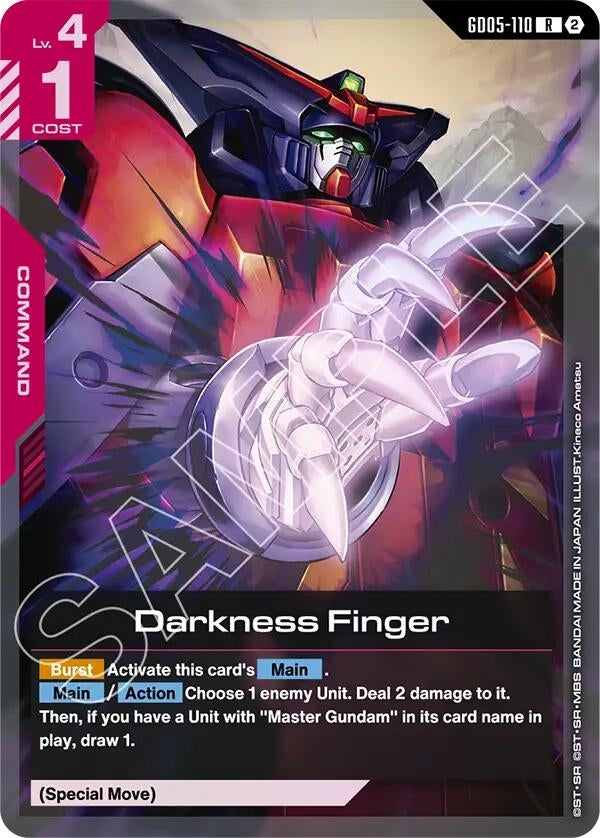 Image for Darkness Finger - Gundam Card Game
