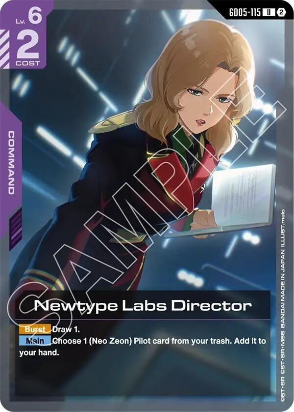 Image for Newtype Labs Director - Gundam Card Game