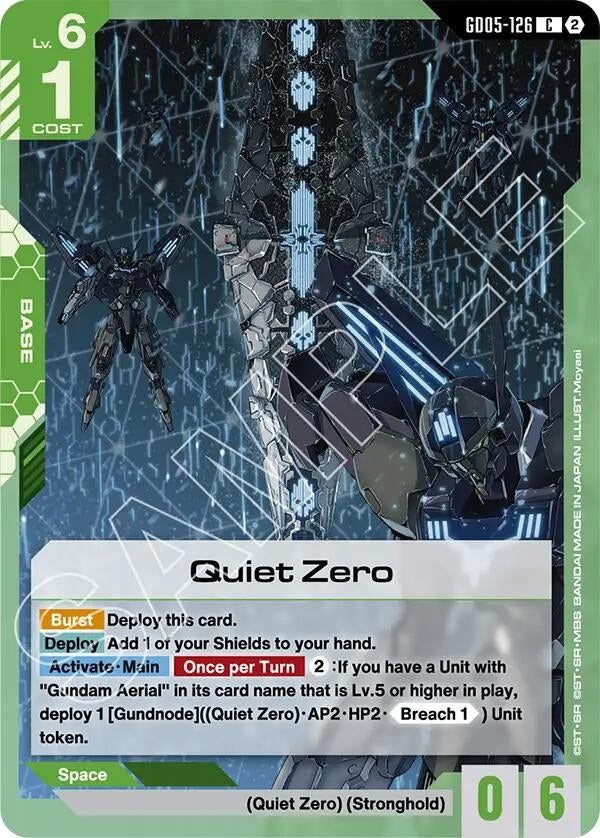 Image for Quiet Zero - Gundam Card Game