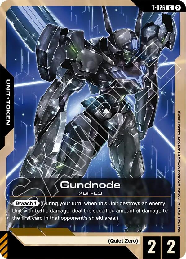 Image for Gundnode (T-026) - Gundam Card Game