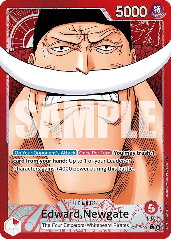 Image for Edward.Newgate (001) (Alternate Art) - One Piece Card Game