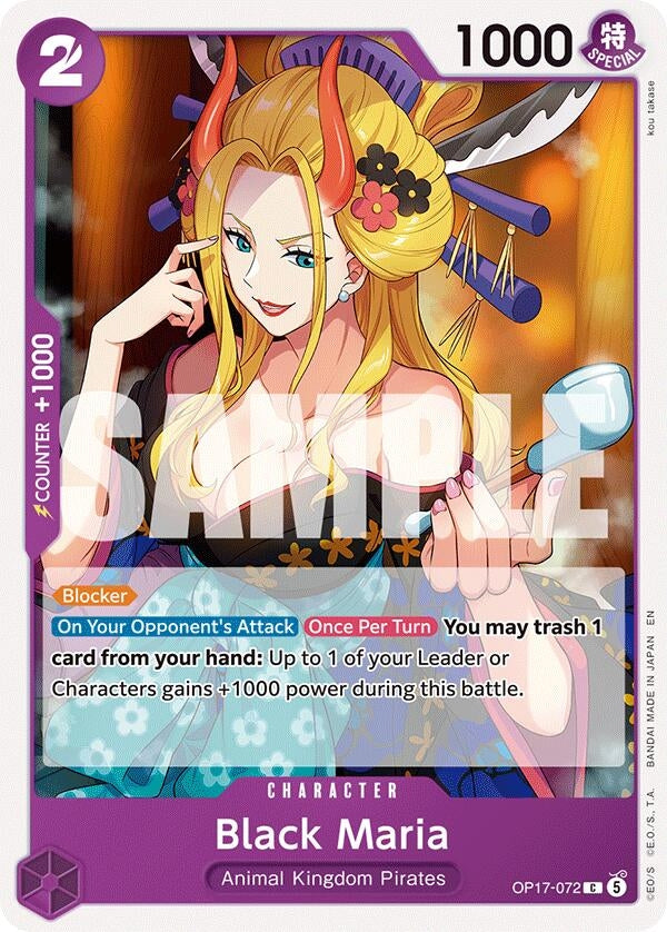 Image for Black Maria - One Piece Card Game