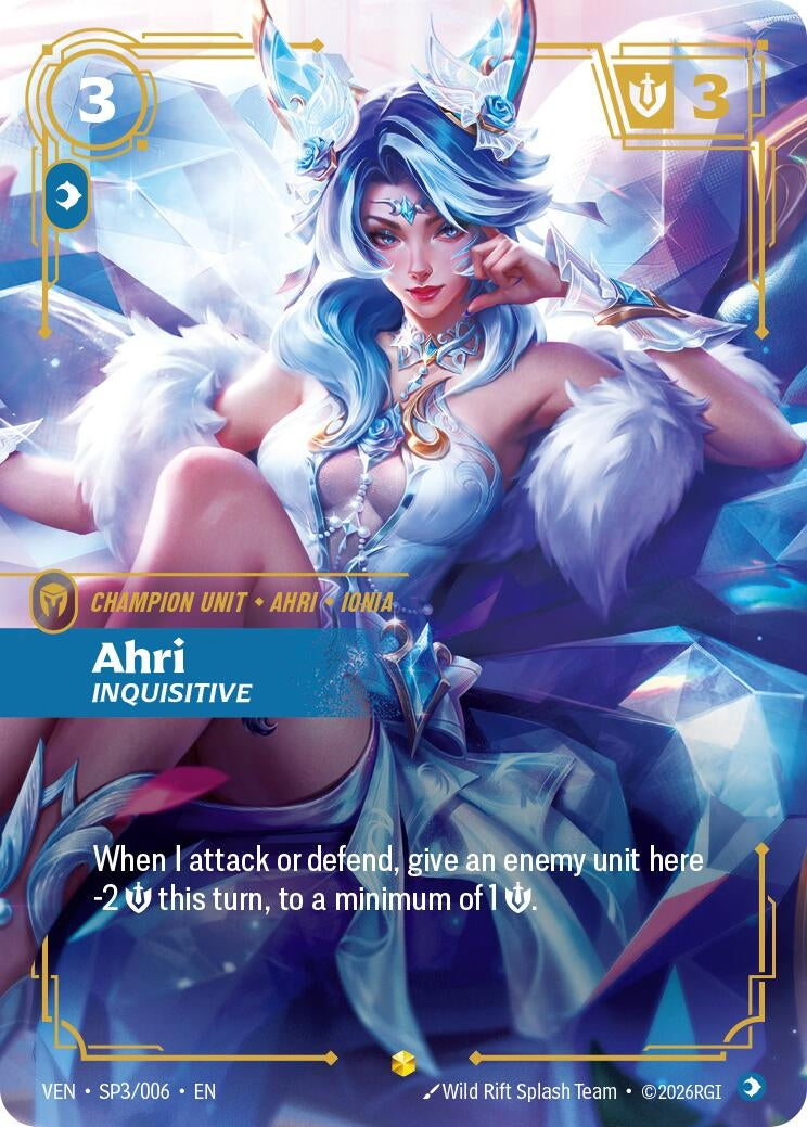 Image for Ahri, Inquisitive - Riftbound: League of Legends Trading Card Game