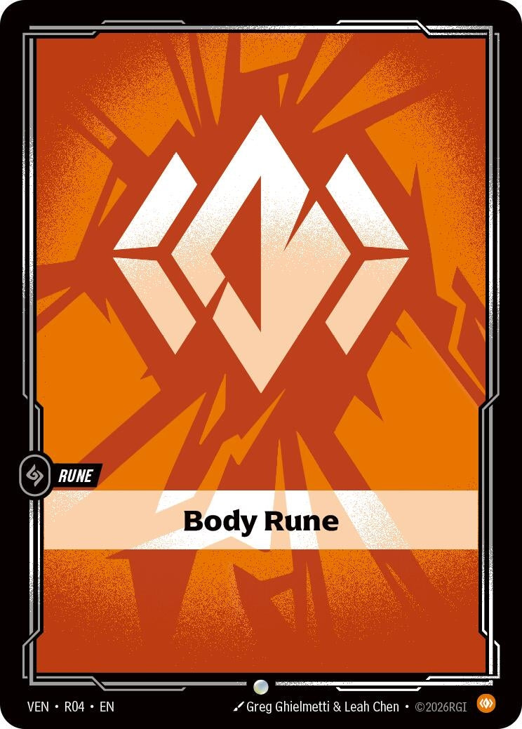 Image for Body Rune - Riftbound: League of Legends Trading Card Game