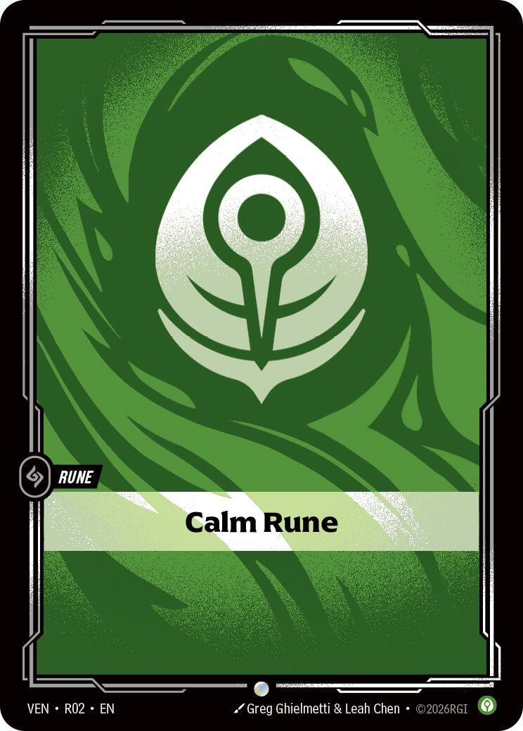 Image for Calm Rune - Riftbound: League of Legends Trading Card Game