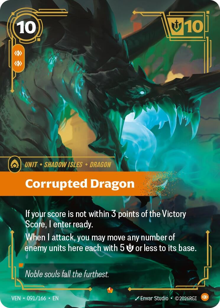 Image for Corrupted Dragon - Riftbound: League of Legends Trading Card Game