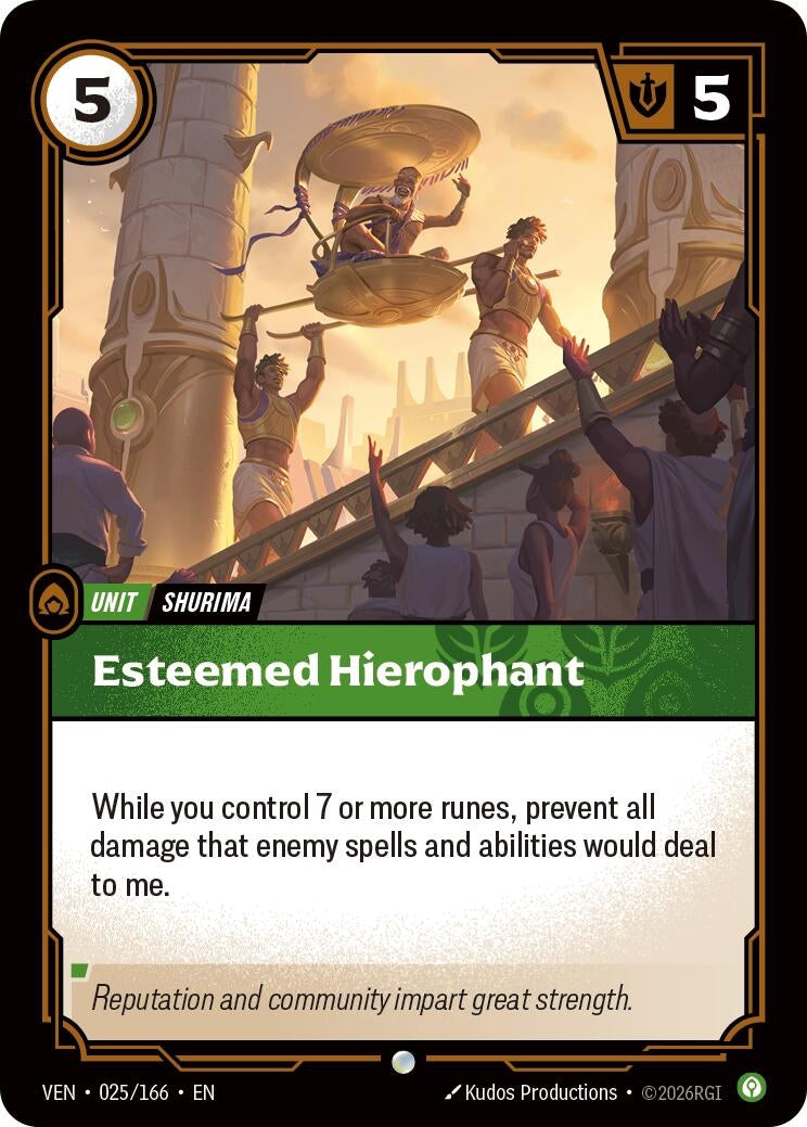 Image for Esteemed Hierophant - Riftbound: League of Legends Trading Card Game