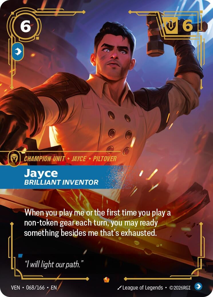 Image for Jayce, Brilliant Inventor - Riftbound: League of Legends Trading Card Game