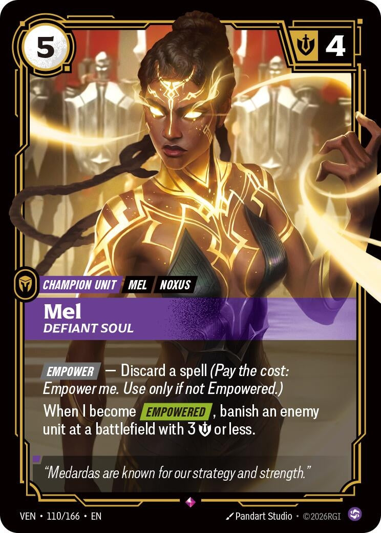 Image for Mel, Defiant Soul - Riftbound: League of Legends Trading Card Game