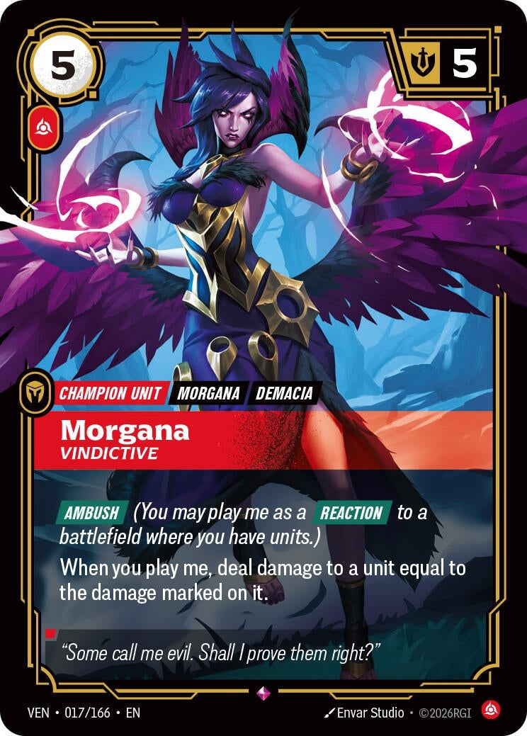 Image for Morgana, Vindictive - Riftbound: League of Legends Trading Card Game