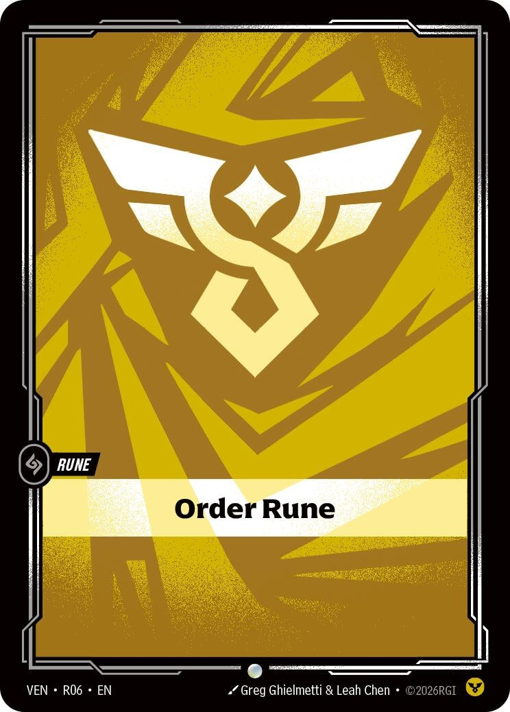 Image for Order Rune - Riftbound: League of Legends Trading Card Game