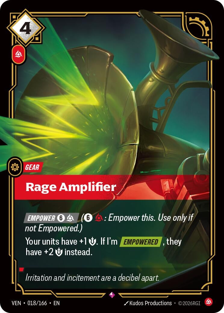 Image for Rage Amplifier - Riftbound: League of Legends Trading Card Game