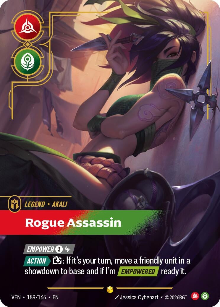 Image for Akali, Rogue Assassin (Overnumbered) - Riftbound: League of Legends Trading Card Game