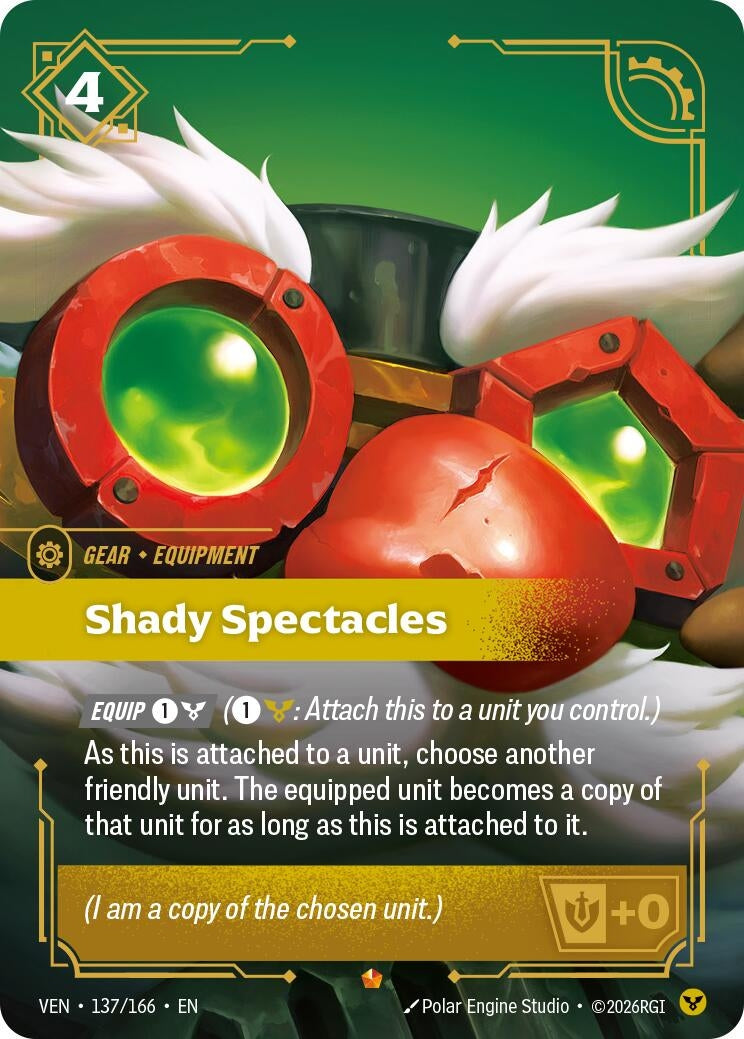 Image for Shady Spectacles - Riftbound: League of Legends Trading Card Game