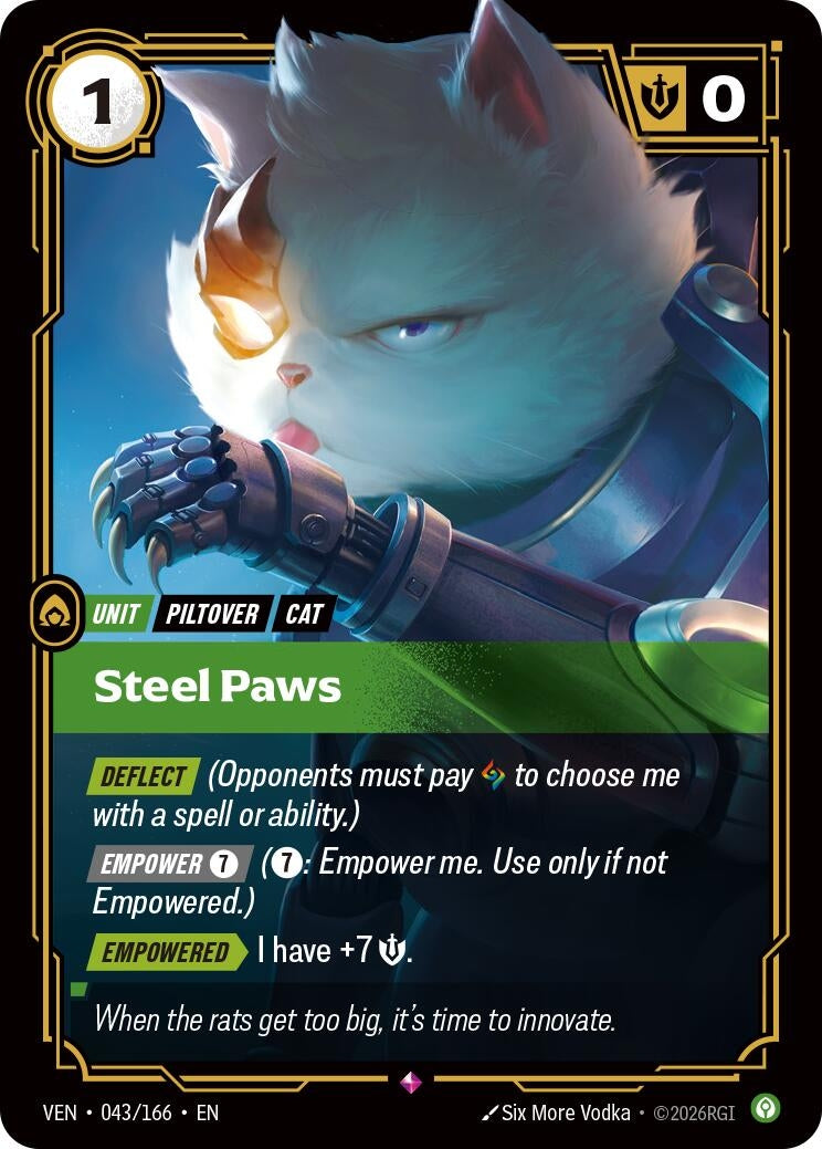 Image for Steel Paws - Riftbound: League of Legends Trading Card Game
