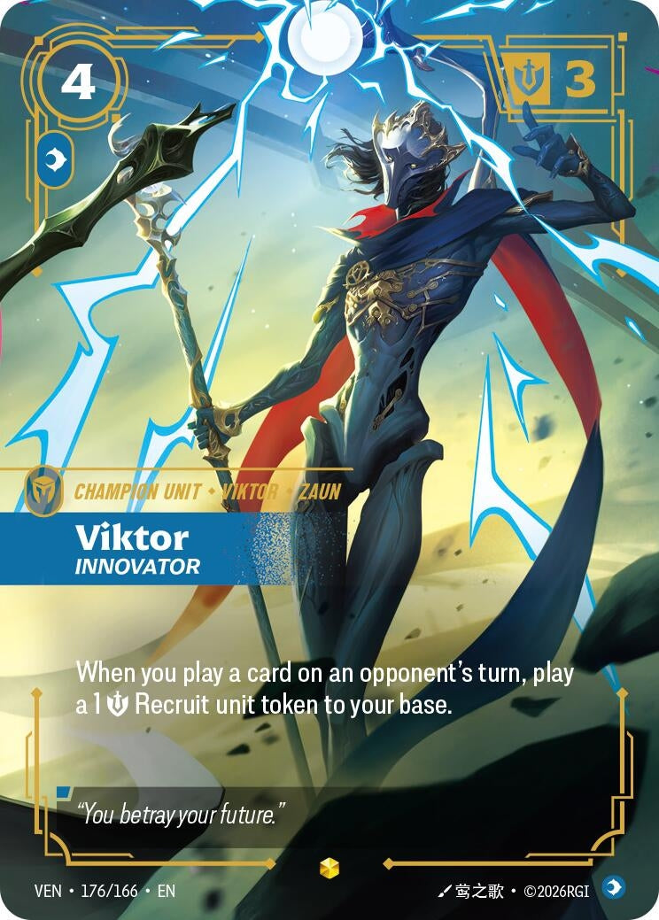 Image for Viktor, Innovator (Overnumbered) - Riftbound: League of Legends Trading Card Game