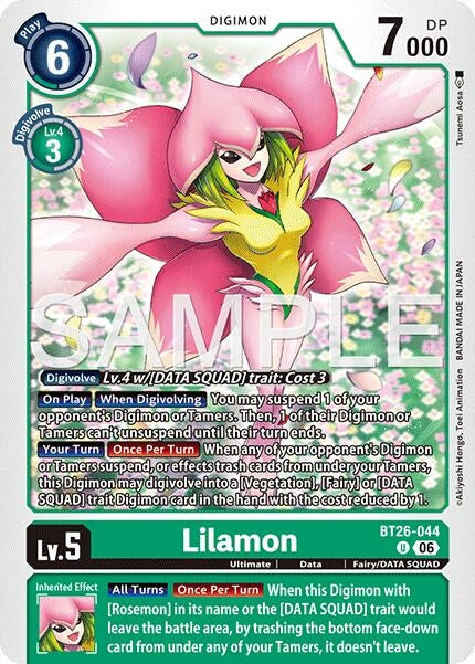 Image for Lilamon - Digimon Card Game