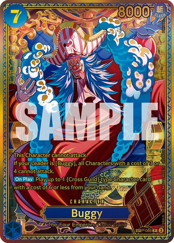 Image for Buggy (P-084) (SP) - One Piece Card Game