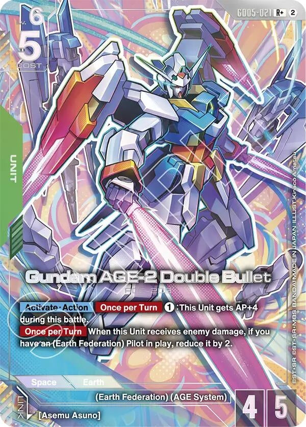 Image for Gundam AGE-2 Double Bullet (R+) - Gundam Card Game