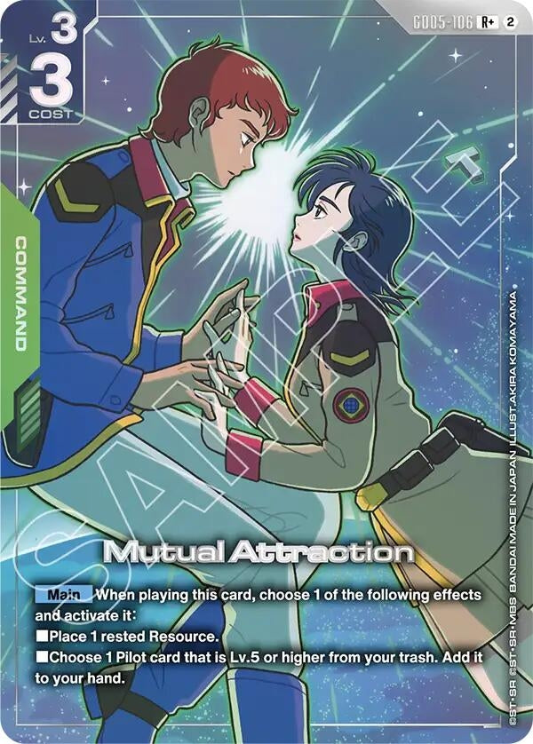 Image for Mutual Attraction (R+) - Gundam Card Game