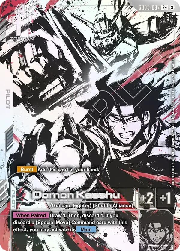 Image for Domon Kasshu (R+) - Gundam Card Game