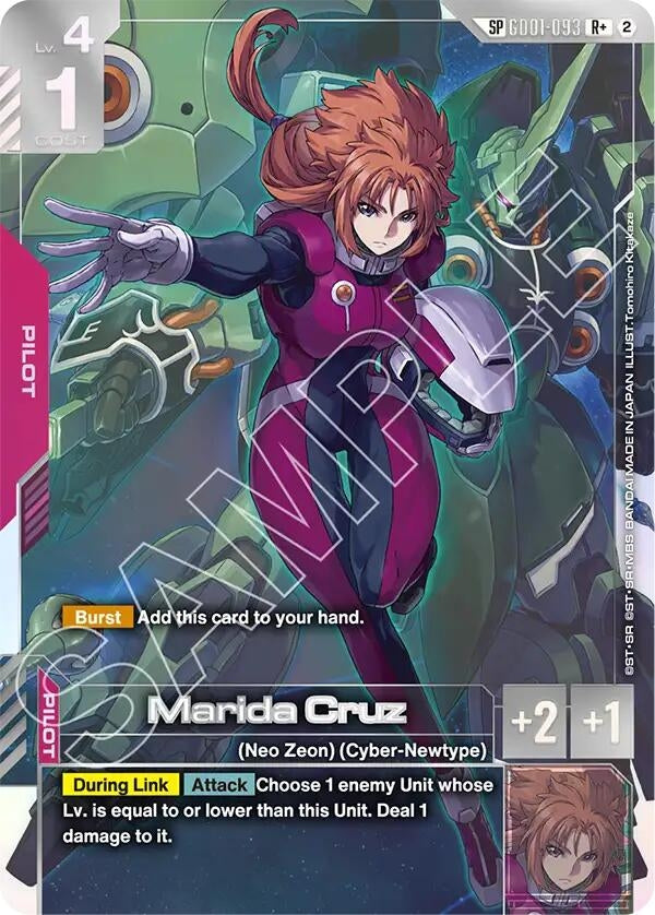 Image for Marida Cruz (R+) (SP) - Gundam Card Game