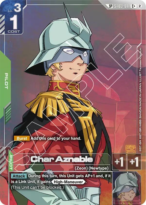 Image for Char Aznable (C+) (SP) - Gundam Card Game