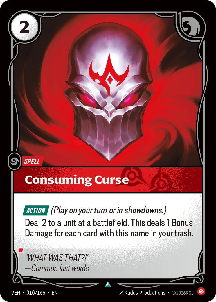 Image for Consuming Curse - Riftbound: League of Legends Trading Card Game