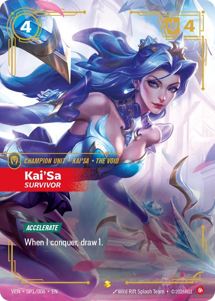 Image for Kai'Sa, Survivor - Riftbound: League of Legends Trading Card Game