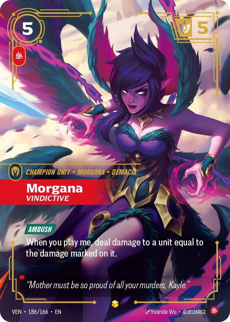 Image for Morgana, Vindictive (Overnumbered) - Riftbound: League of Legends Trading Card Game