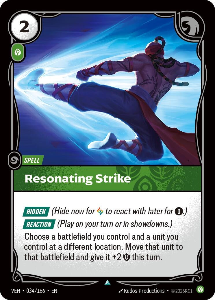 Image for Resonating Strike - Riftbound: League of Legends Trading Card Game