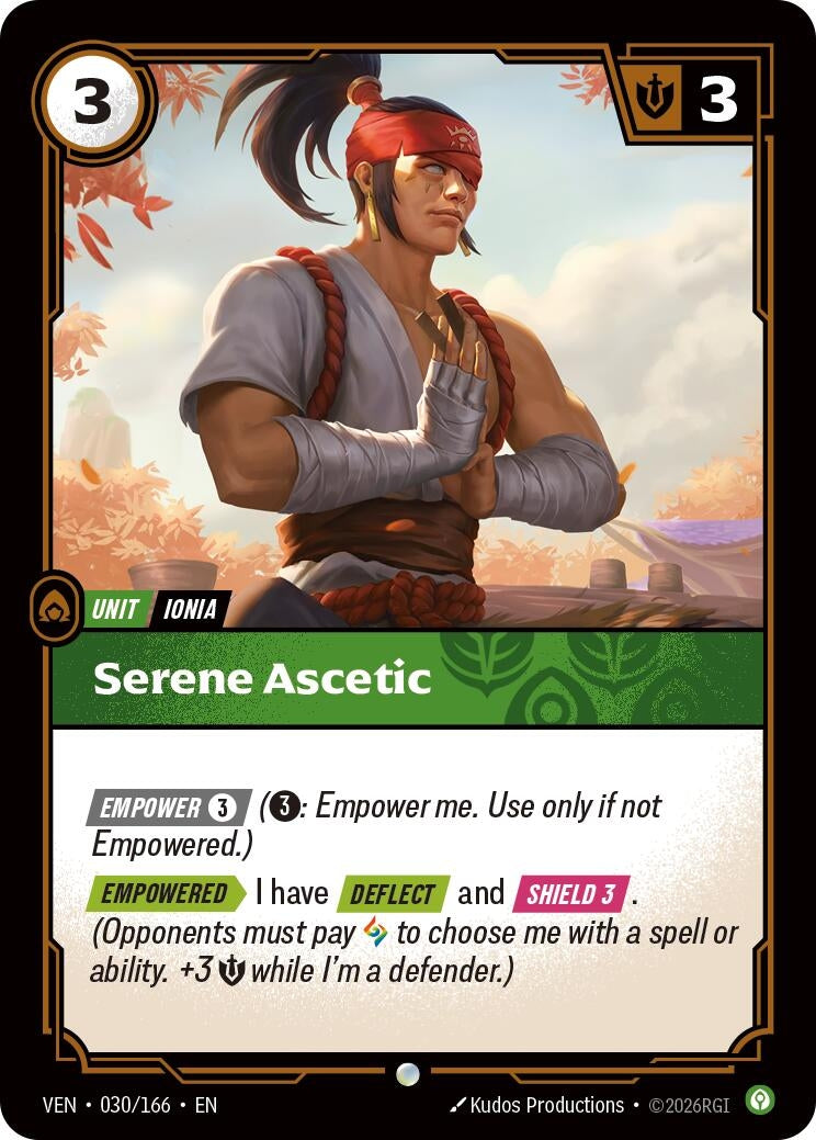 Image for Serene Ascetic - Riftbound: League of Legends Trading Card Game