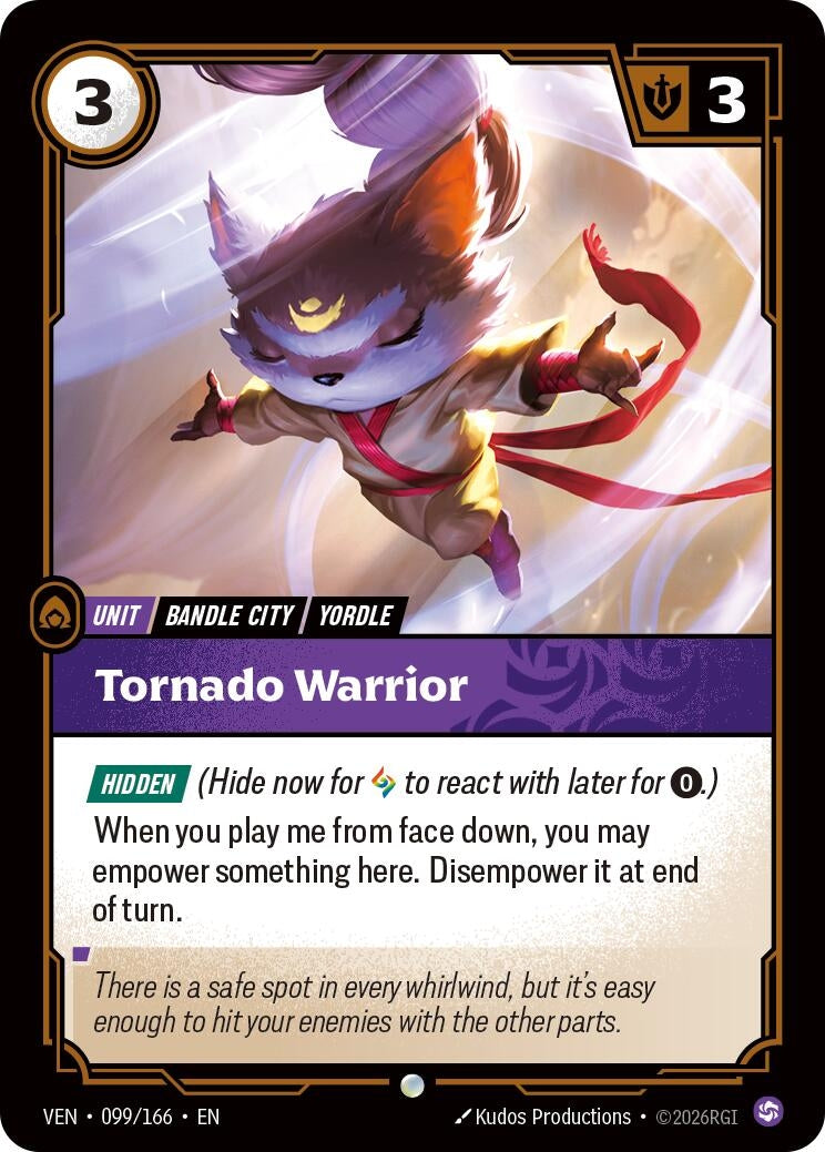 Image for Tornado Warrior - Riftbound: League of Legends Trading Card Game