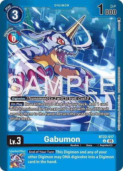 Image for Gabumon - Digimon Card Game