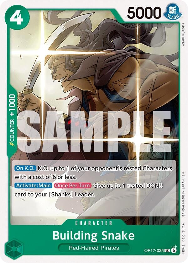 Image for Building Snake - One Piece Card Game