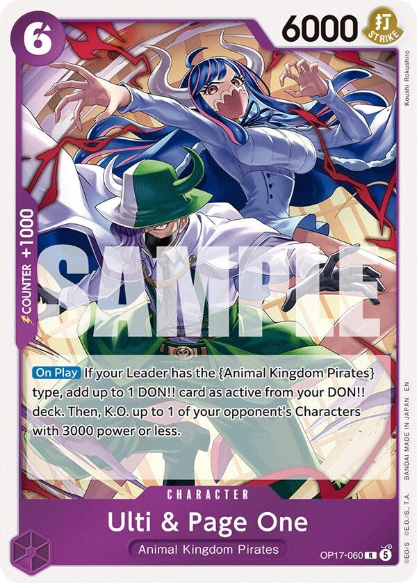 Image for Ulti & Page One - One Piece Card Game