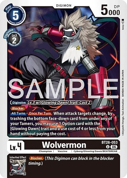 Image for Wolvermon - Digimon Card Game