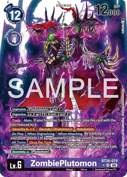 Image for ZombiePlutomon (Alternate Art) - Digimon Card Game