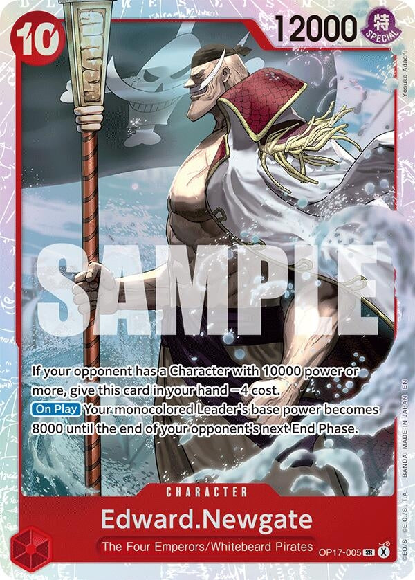 Image for Edward.Newgate (005) - One Piece Card Game