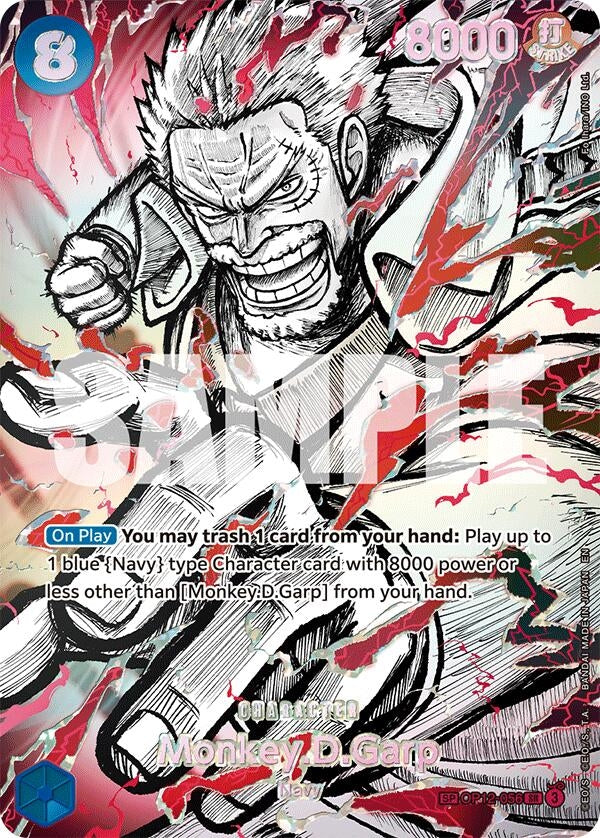 Image for Monkey.D.Garp (OP12-056) (SP) - One Piece Card Game