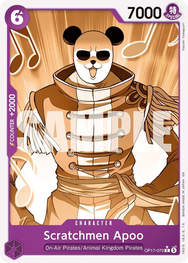 Image for Scratchmen Apoo (Pandaman Art) - One Piece Card Game